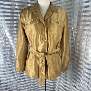 Sandra Ow-Wing for N.R.1 Gold Button Up Jacket